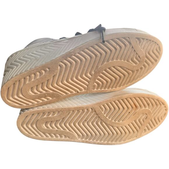 Adidas Superstar Ellure Metallic Silver White Wedge Shoes FW3202 Women's 6.5 - Picture 7 of 7